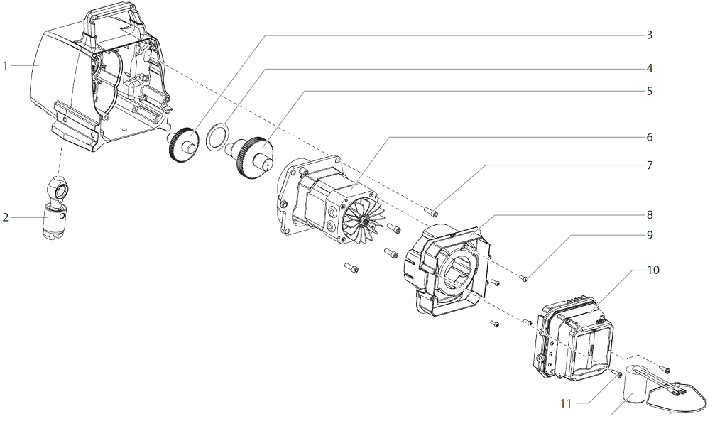 Impact 640 Drive Assembly Parts